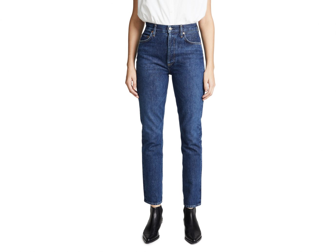 Agolde Remy High Rise Straight Jeans
