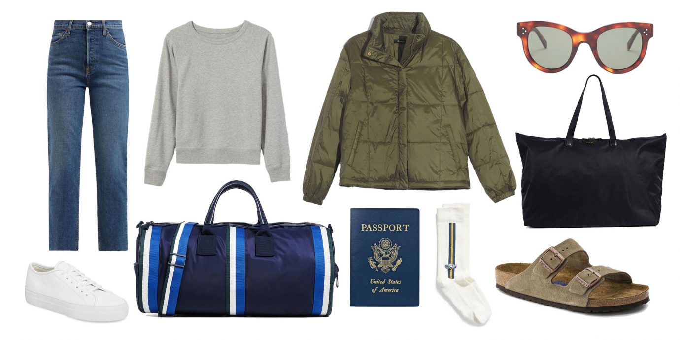 what to wear to the airport collage