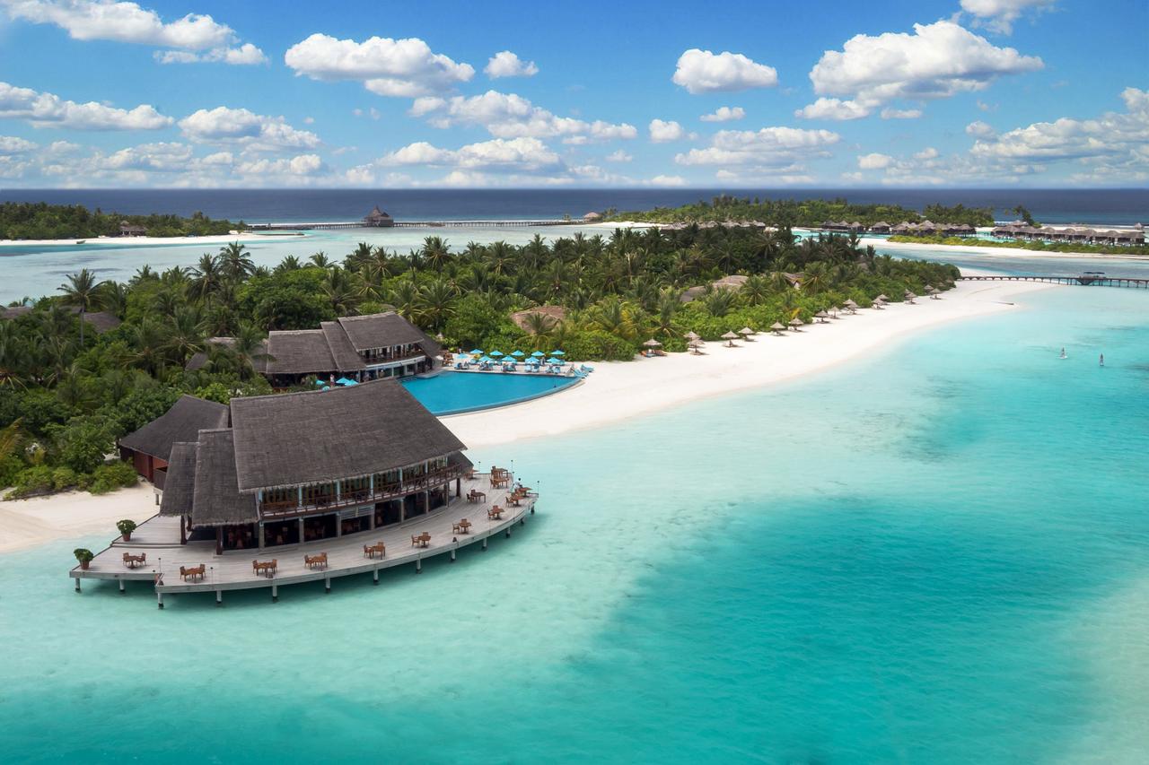 Aerial view of Anantara Dhigu Maldives