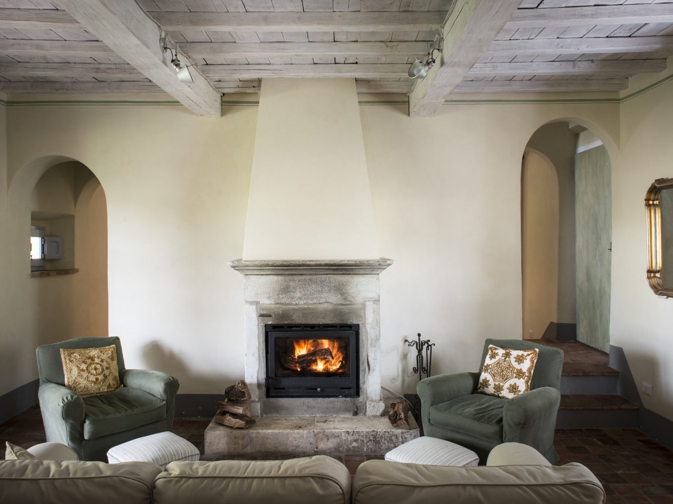 Living room at Borgo Pignano
