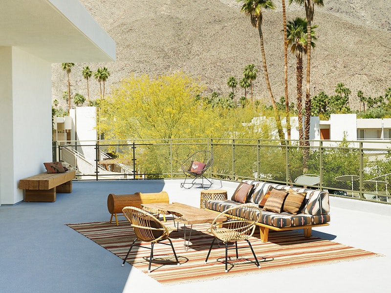 Outdoor space at Ace Hotel Palm Springs