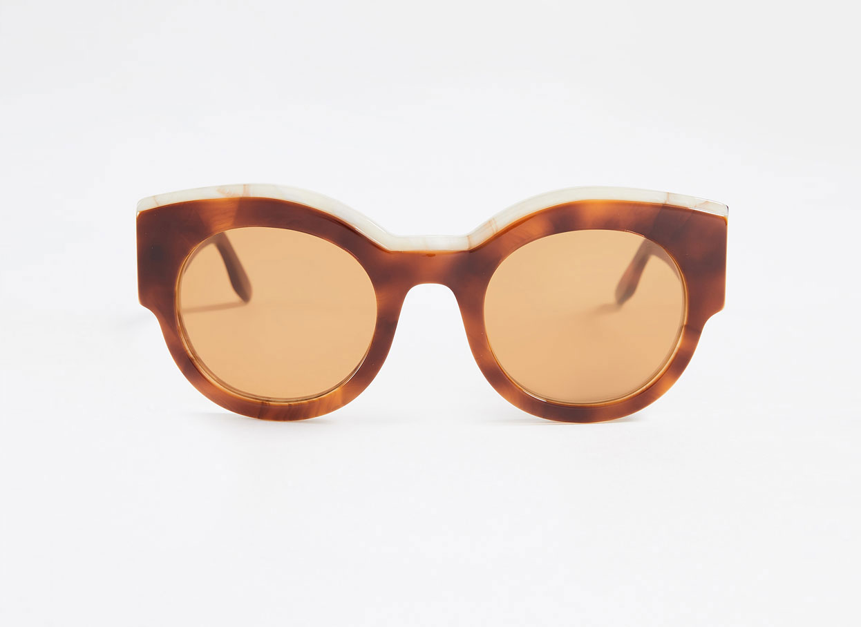 Ganni tortoise brown sunglasses