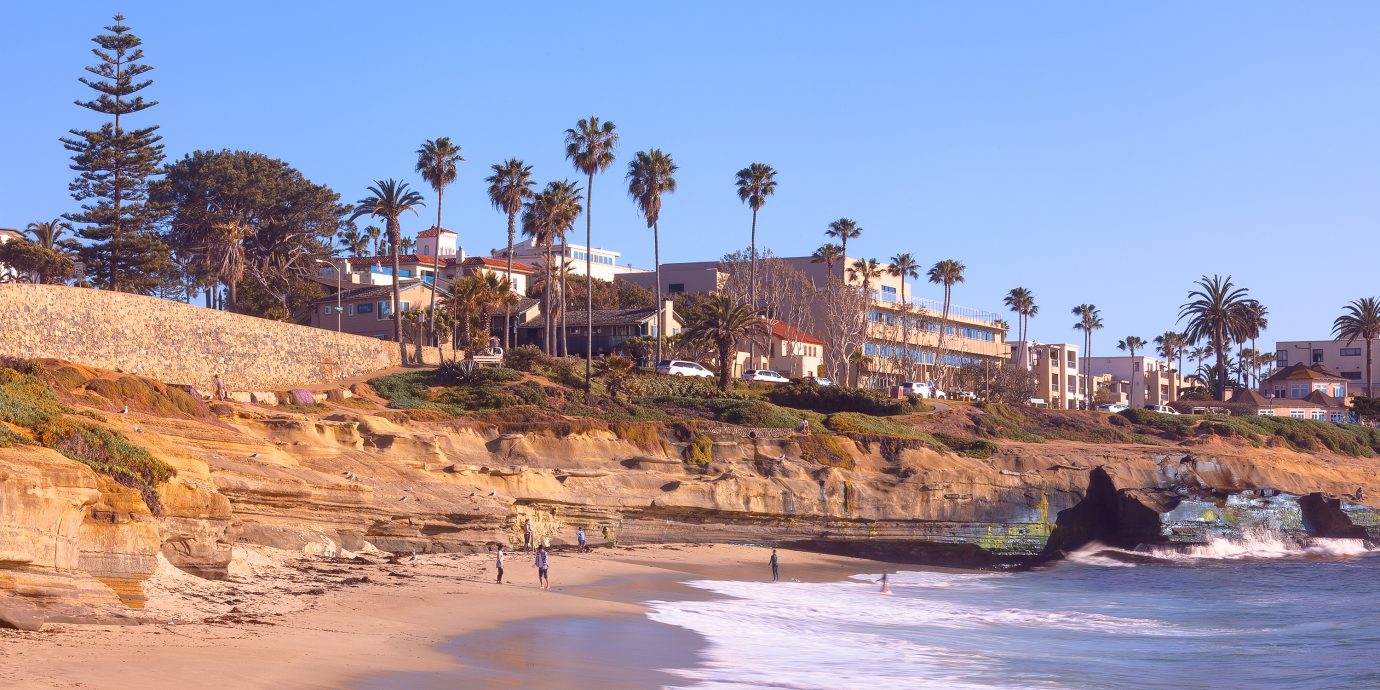 Sunset Cliffs Shoreline in Sunny San Diego, California USA
