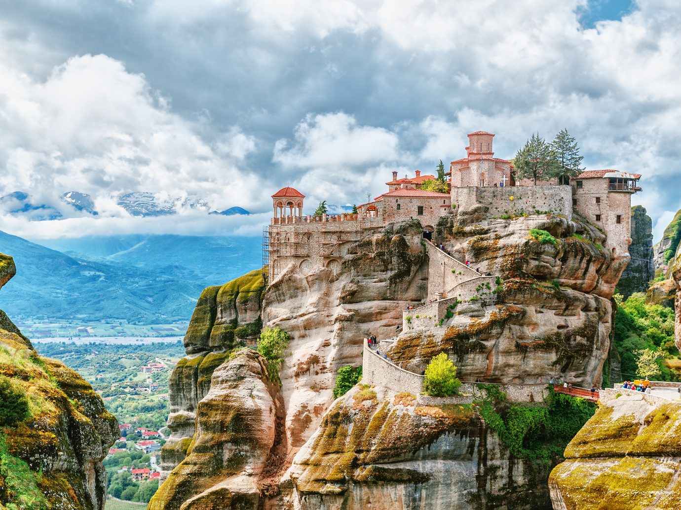 Meteora monastery, Greece. UNESCO heritage list.