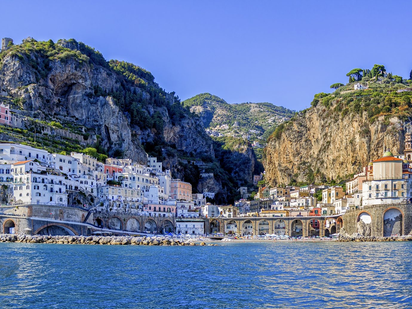 View of Salerno, Italy