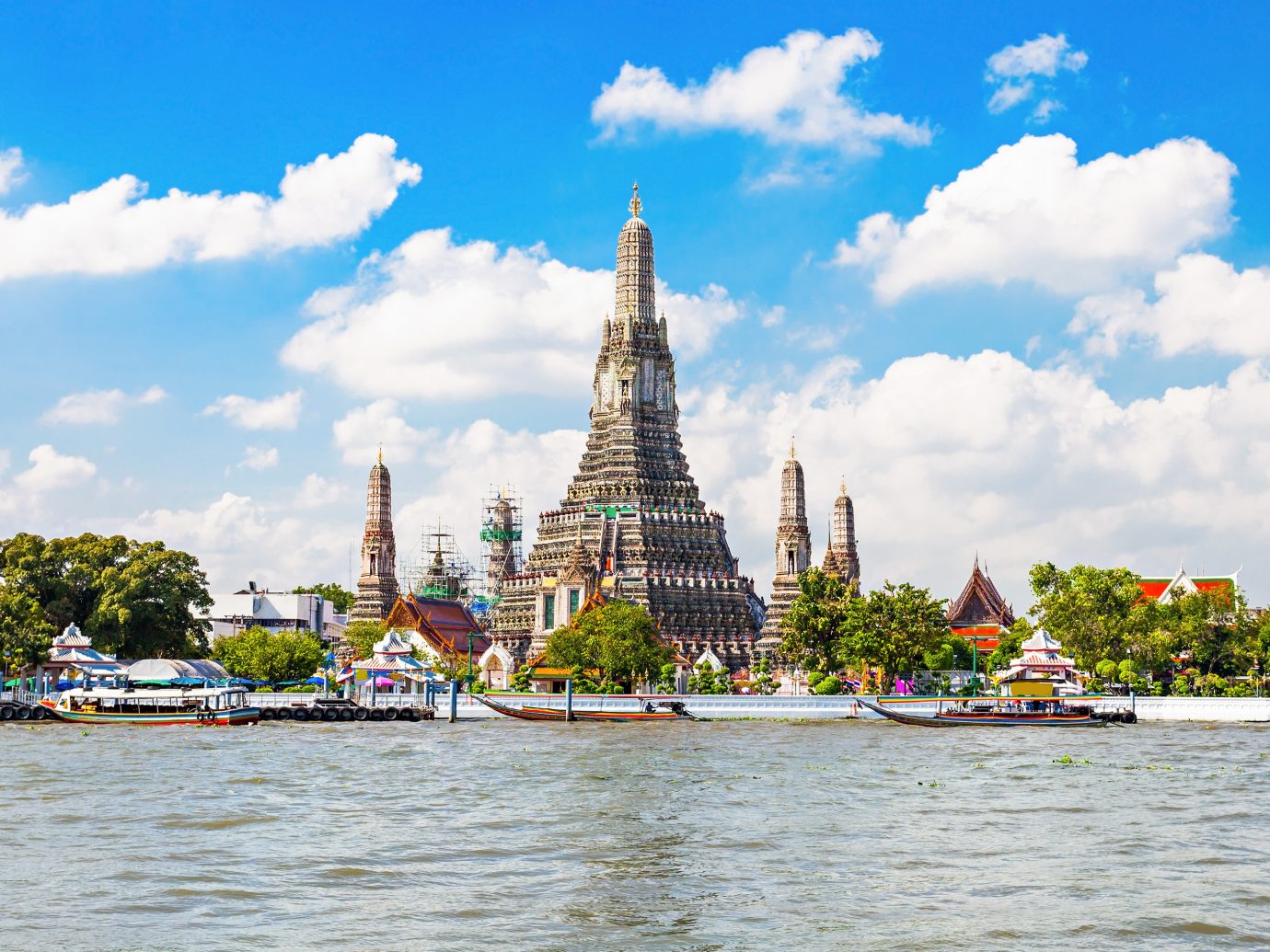 Wat Arun Buddhist temple in Bangkok, Thailand