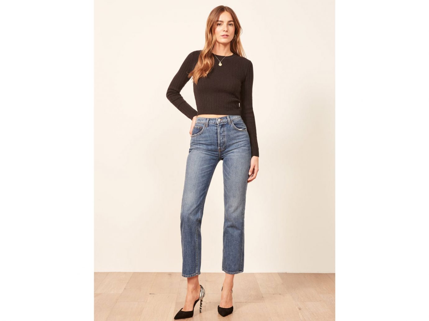 Reformation Cynthia High Relaxed Jean