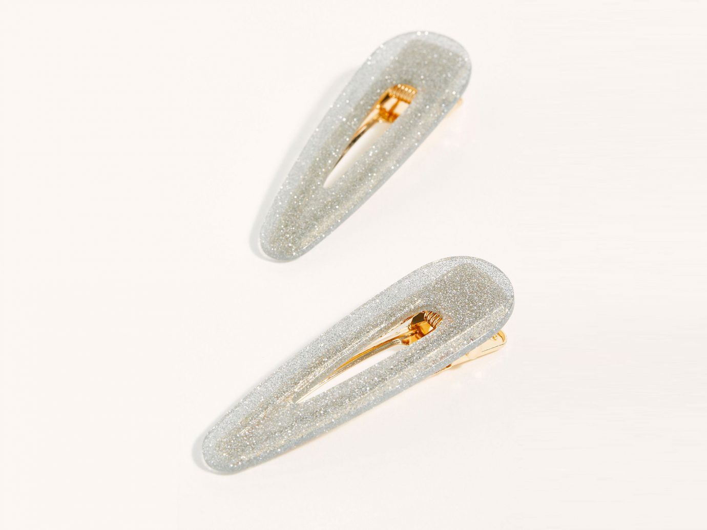 Luster Slide sparkly hair clip Set