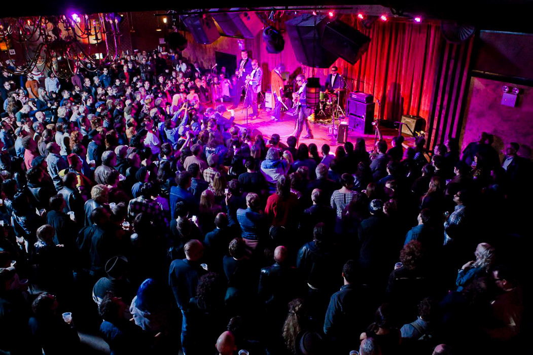 Crowd at a show at the Bell House