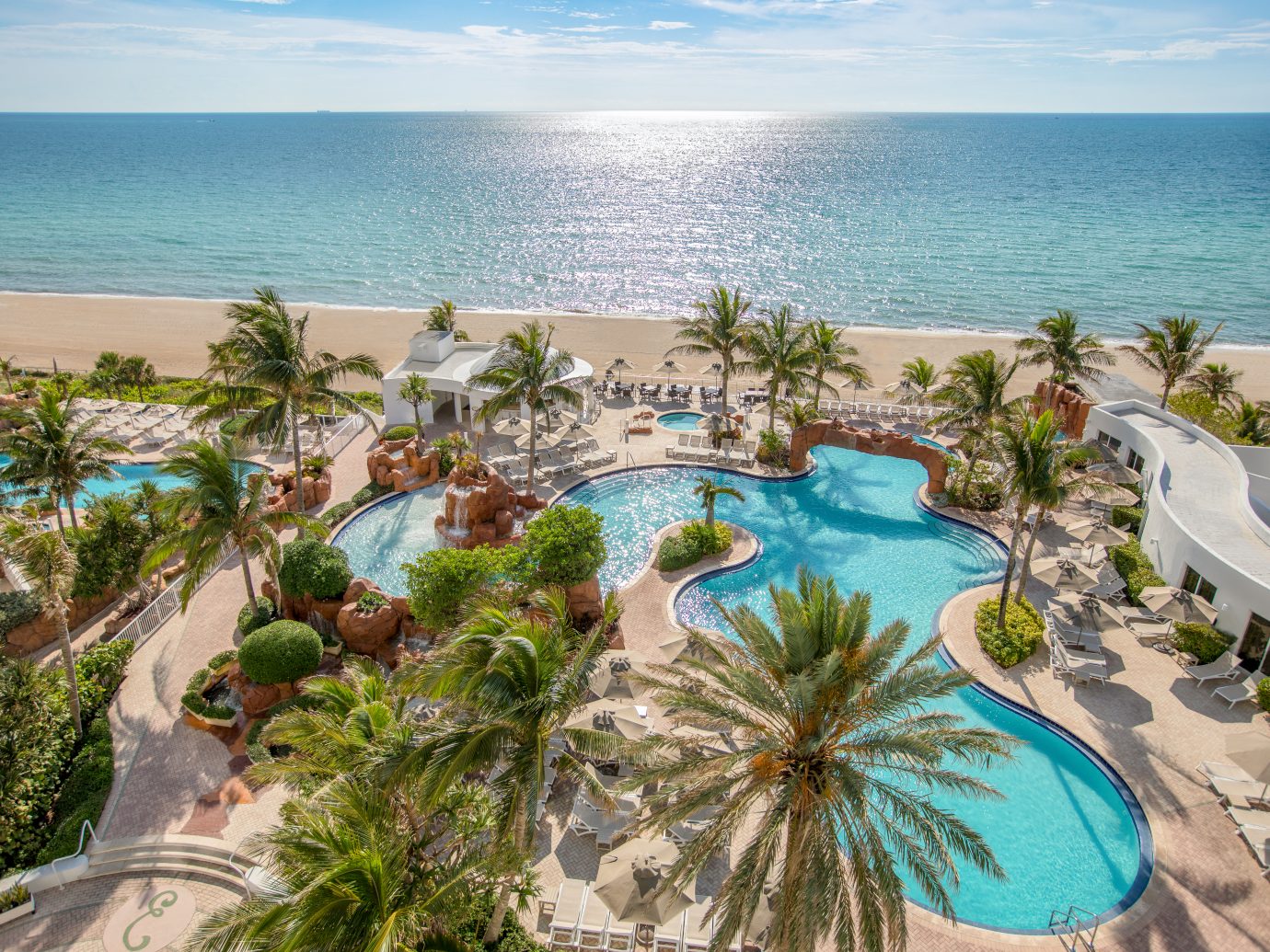 Aerial of Trump International Beach Resort, Sunny Isles Beach, FL