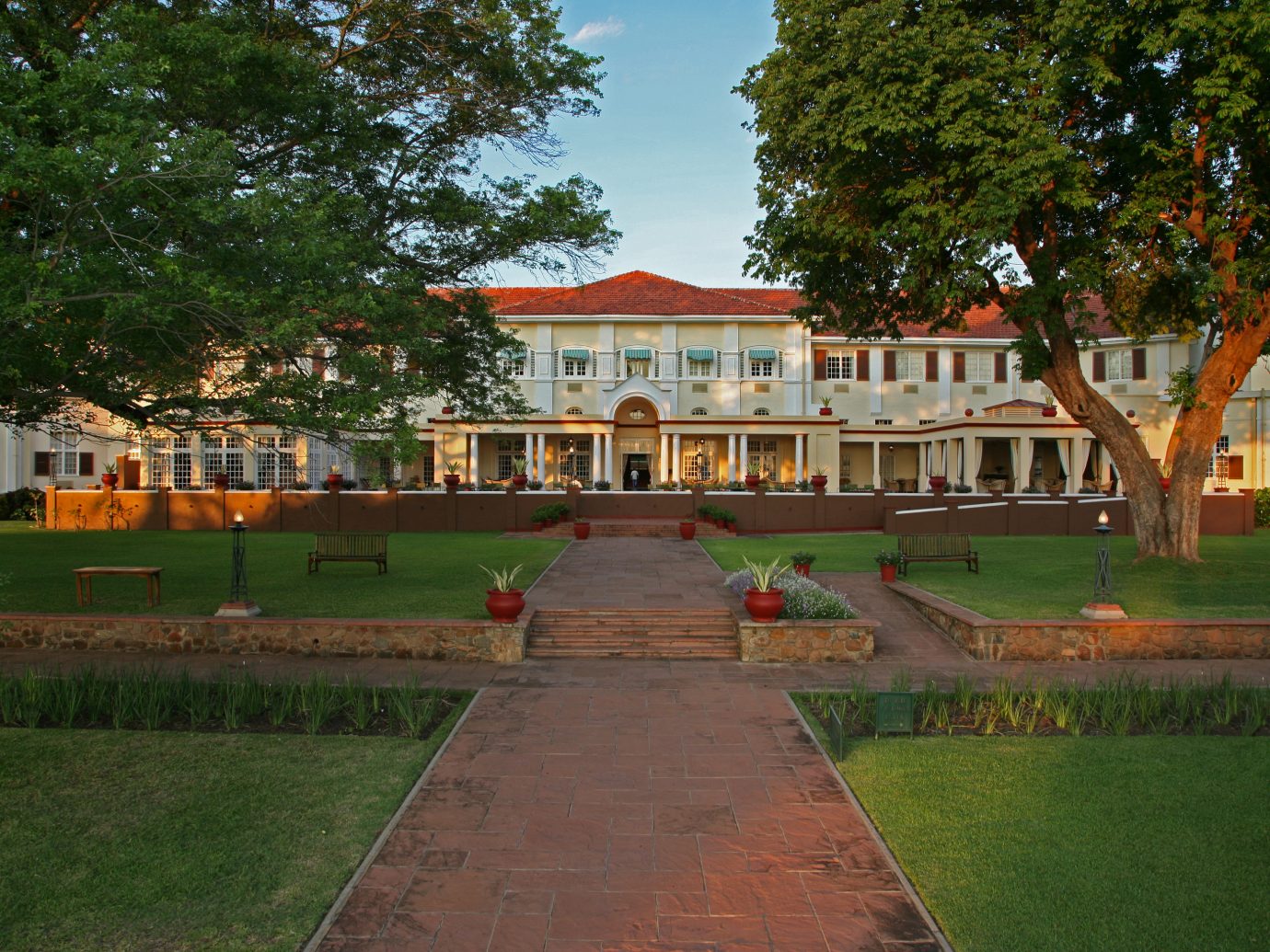 Exterior of Victoria Falls Hotel, Zimbabwe