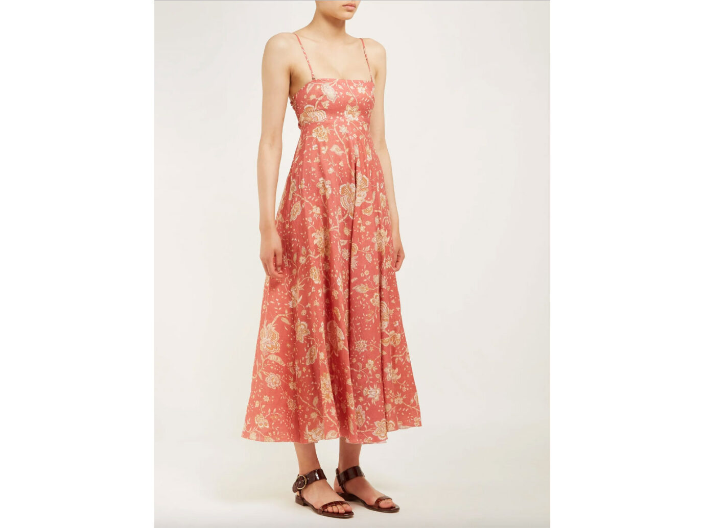 ZIMMERMANN Veneto floral-print linen maxi dress