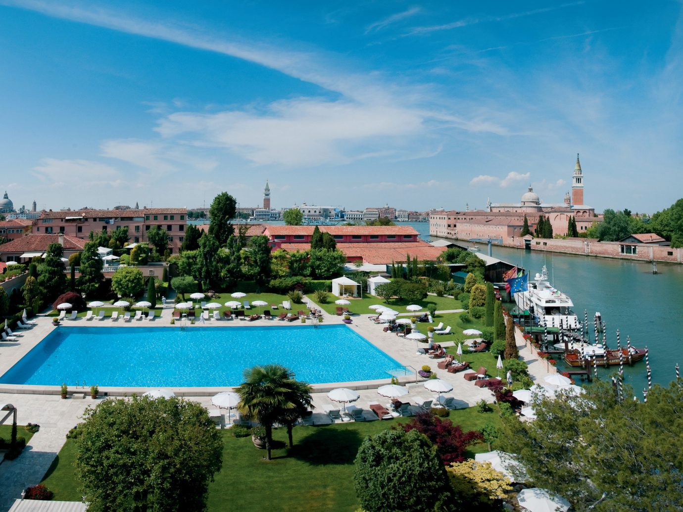 Aerial view of Belmond Hotel Cipriani