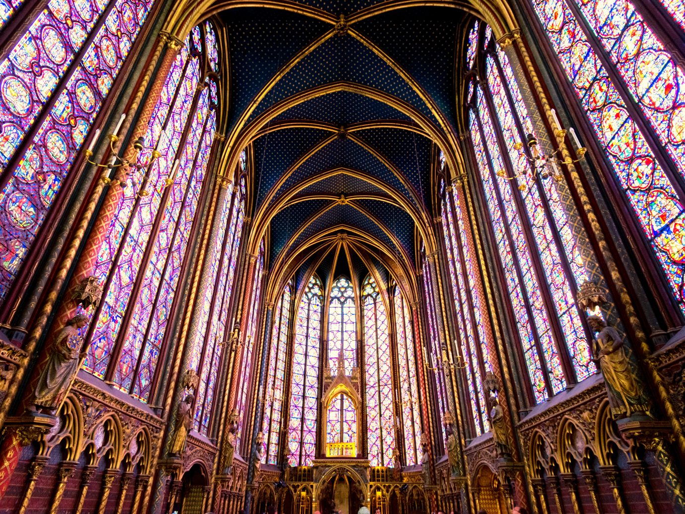 Sainte-Chapelle in Paris, France.