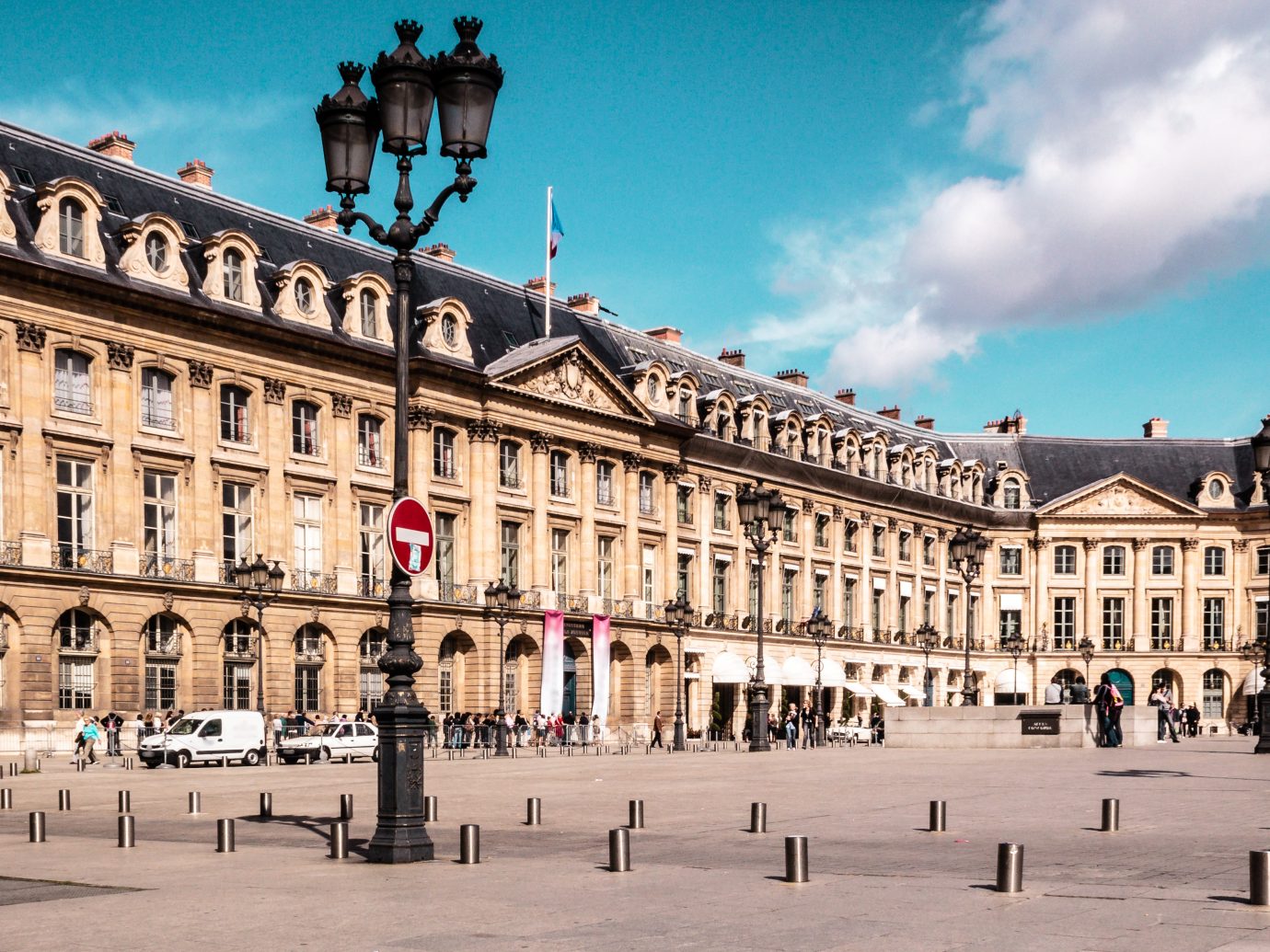 Photo of a Sunny Day in Place Vendome in Paris, France