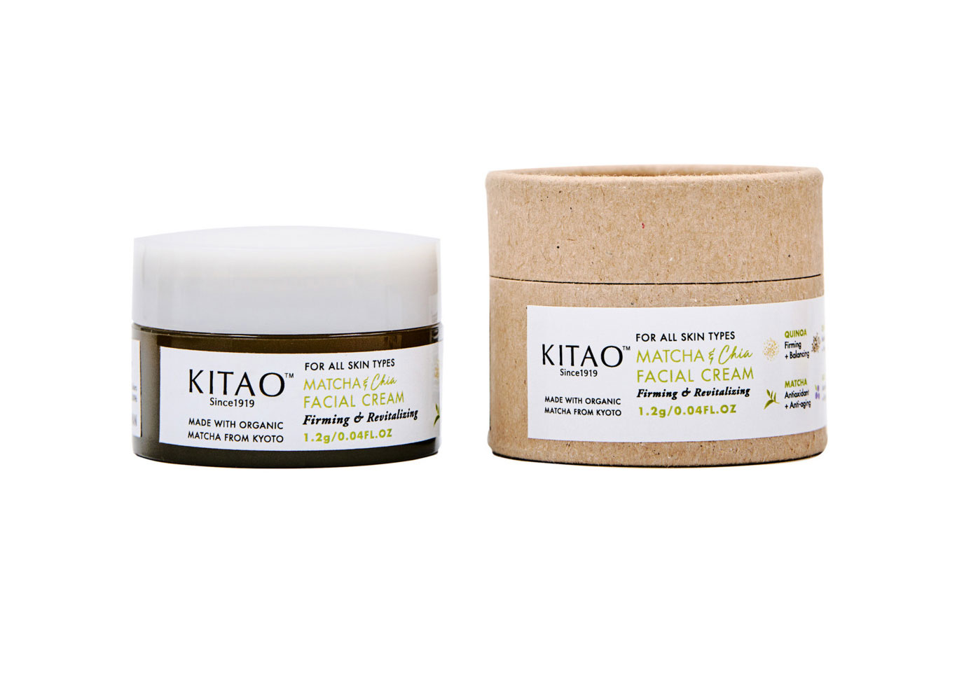 Kitao Matcha + Chia Facial Cream