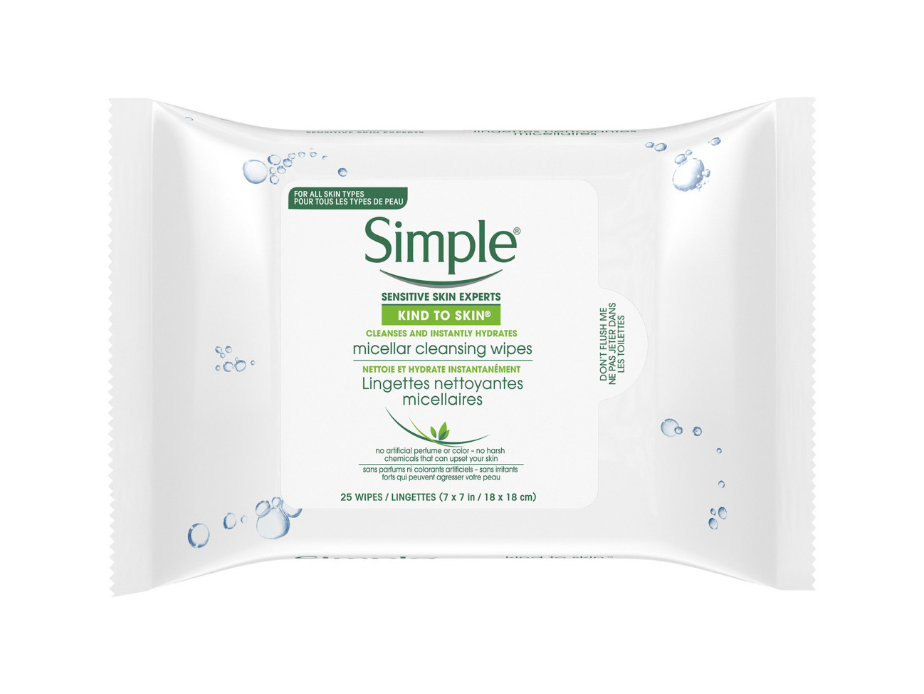 Simple Kind to Skin Micellar Cleansing Wipes