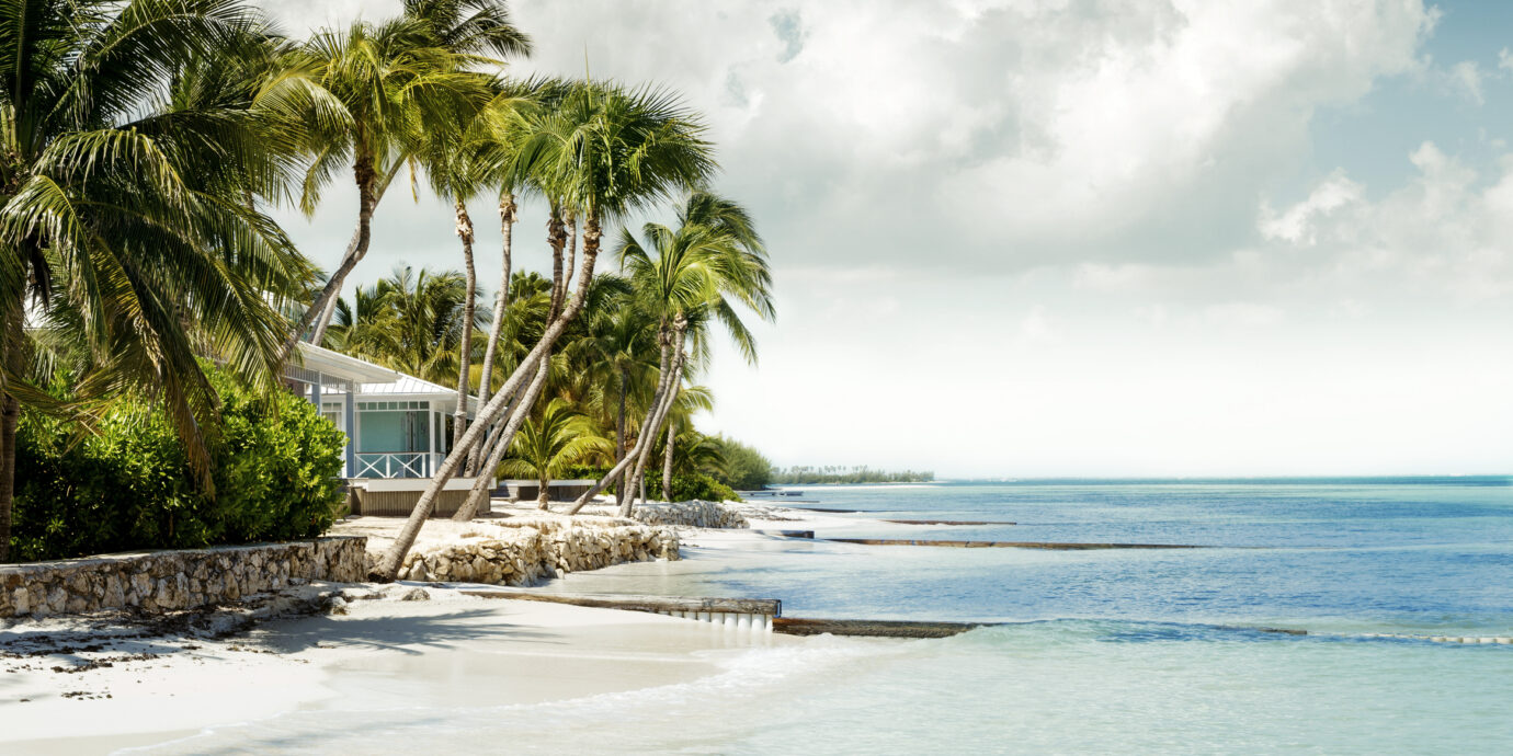Panorama of paradise beach - Cayman Islands