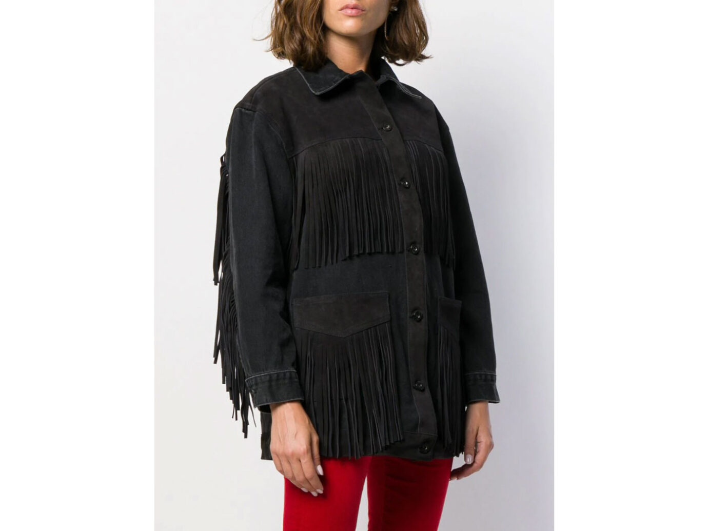 Levi’s Made & Crafted loose-fit fringed jacket