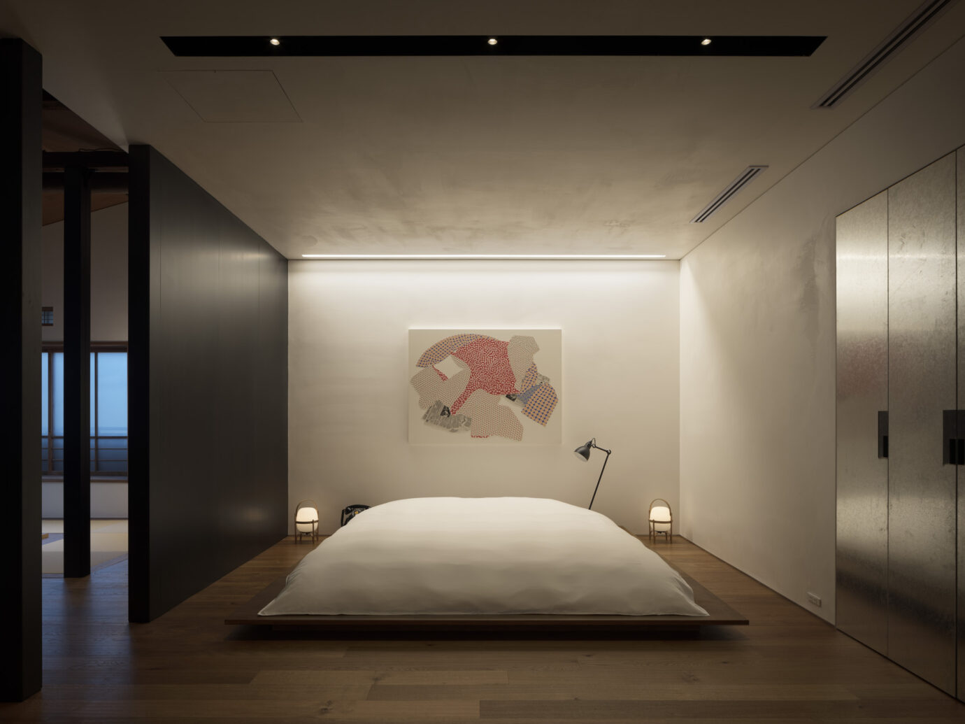 Bedroom at Trunk House in Tokyo