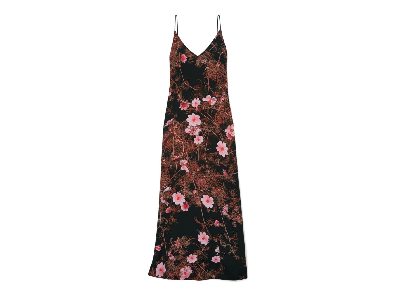 Dries Van Noten Floral-Print Silk Maxi Dress
