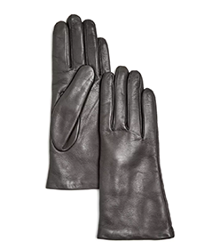 Cashmere-lined leather gloves by Bloomingdales