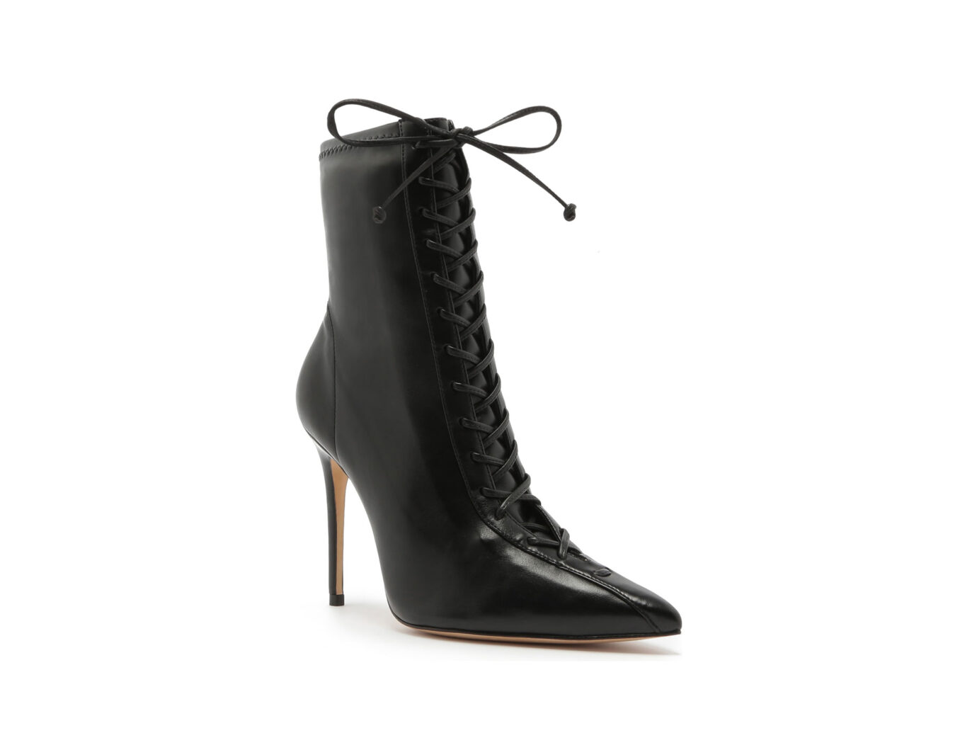 Schutz Tennie Pointed Toe Lace-Up Boot