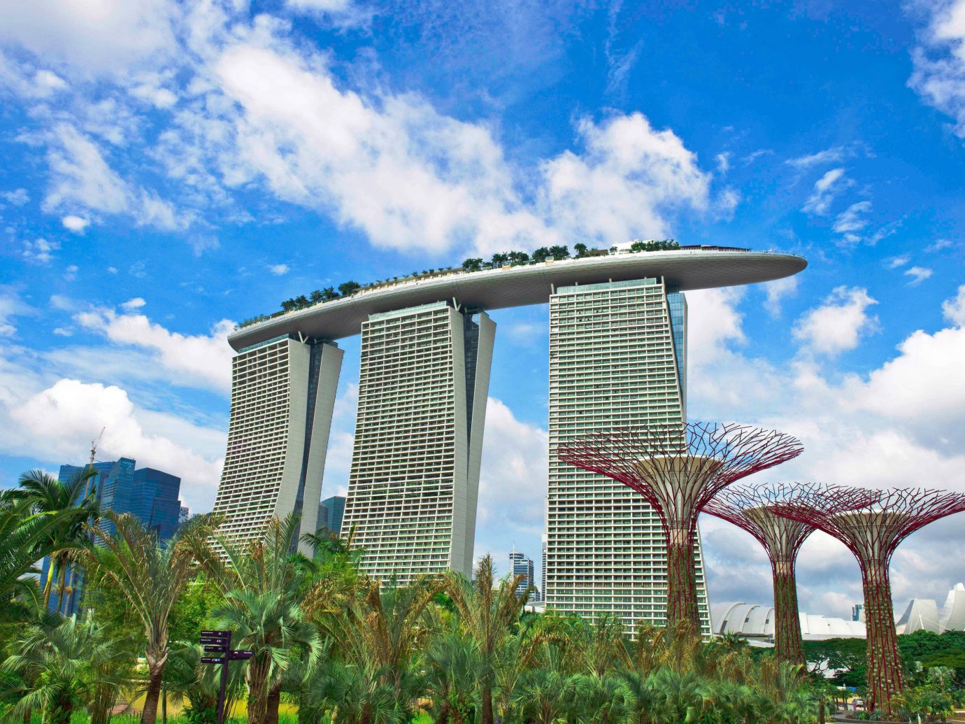Exterior of Marina Bay Sands in Singapore