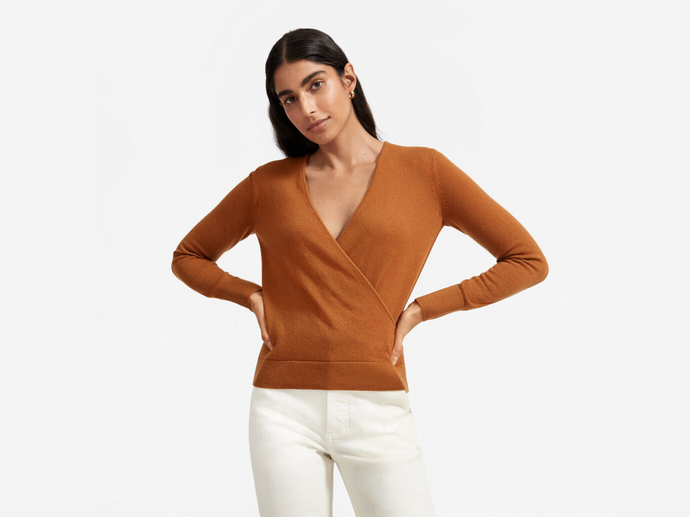 Everlane Women’s Cashmere Wrap Sweater