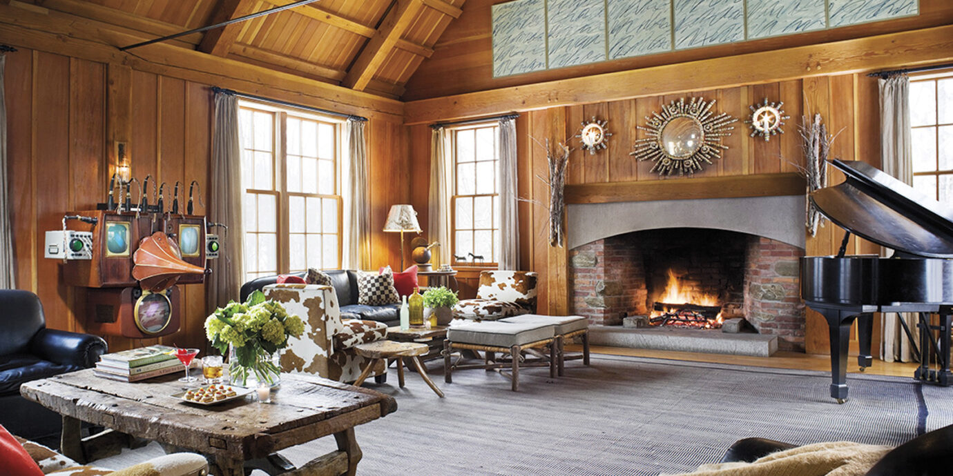 Lounge at Twin Farms in Vermont