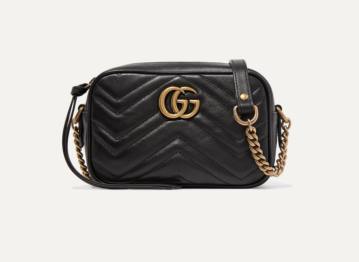 Gucci GG Marmont Camera mini quilted leather shoulder bag