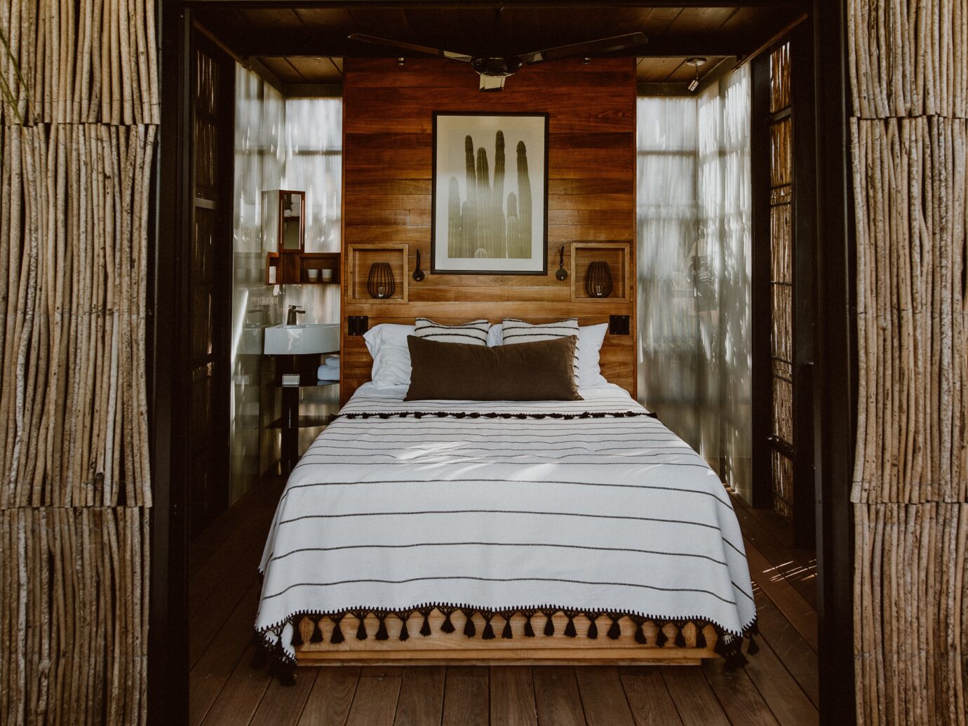 Bedroom at Acre in Baja California
