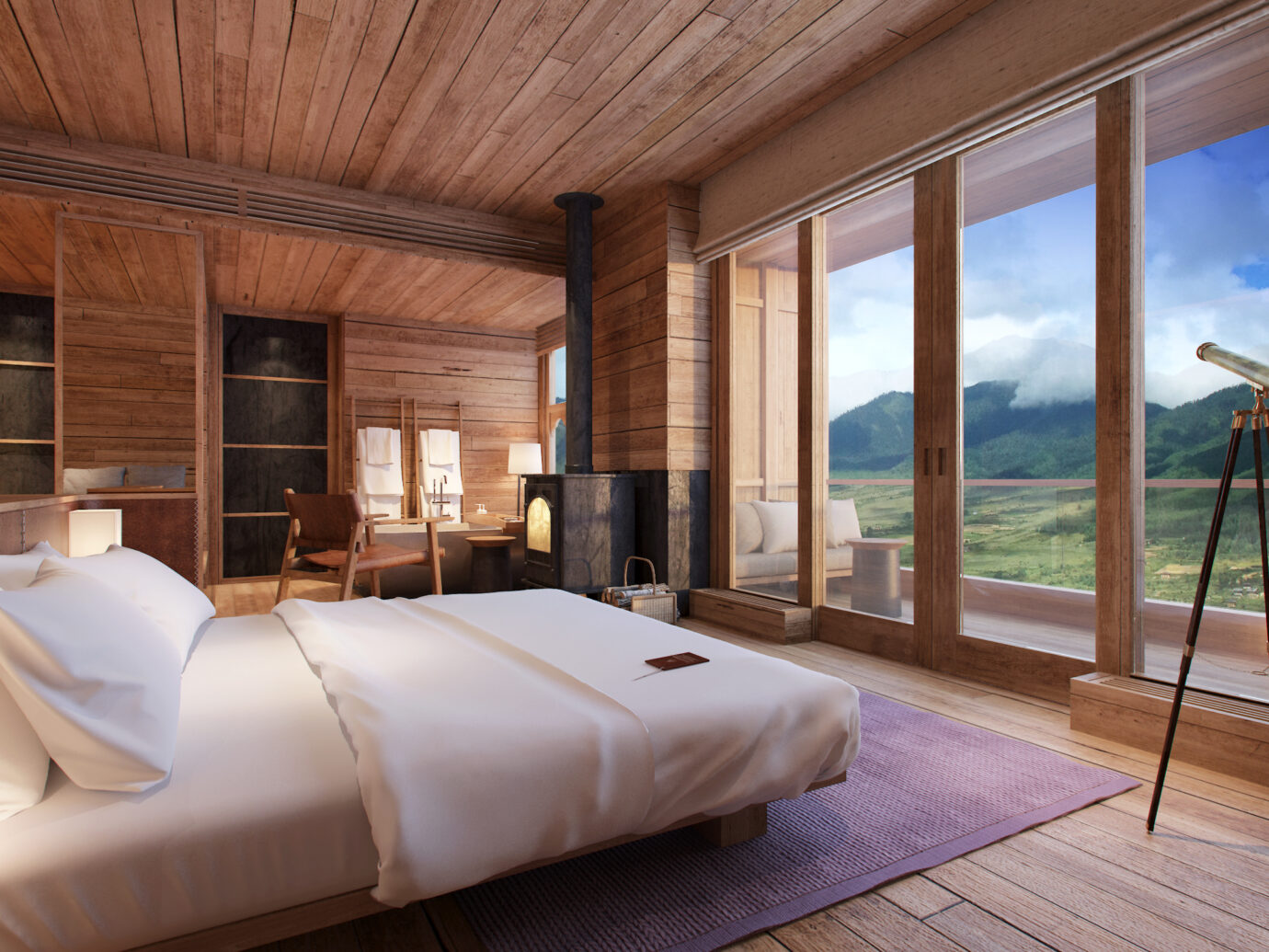 Six Senses Bhutan guest room