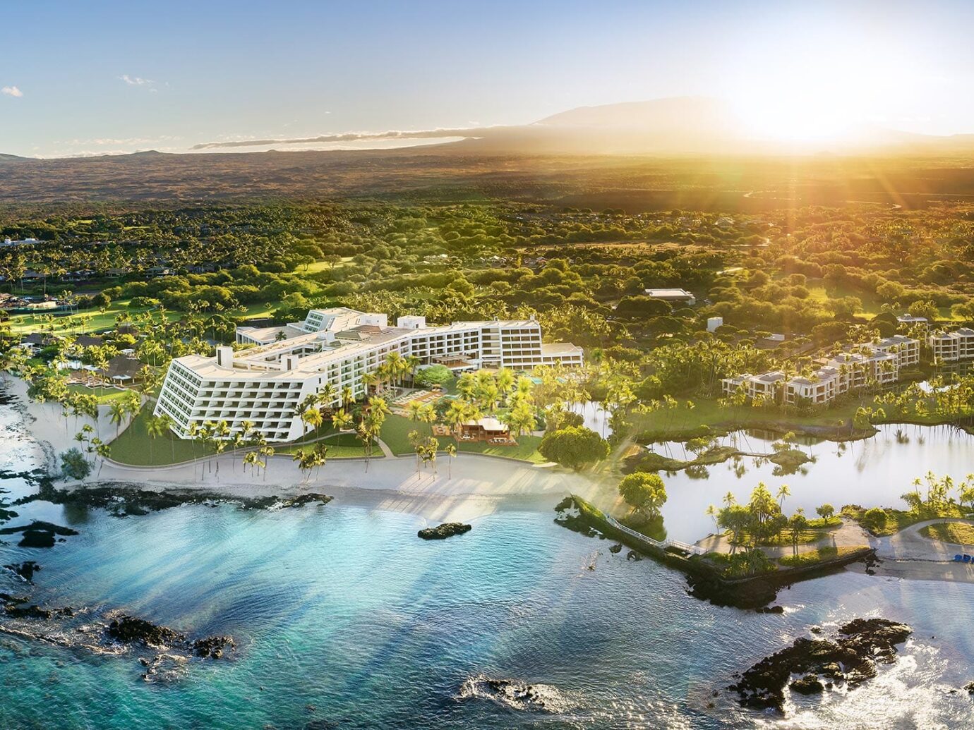 Aerial view of Mauna Lani, Auberge Resorts Collection in Hawaii