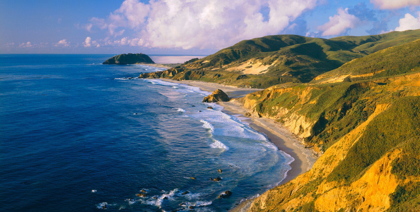 View of the Big Sur coastline