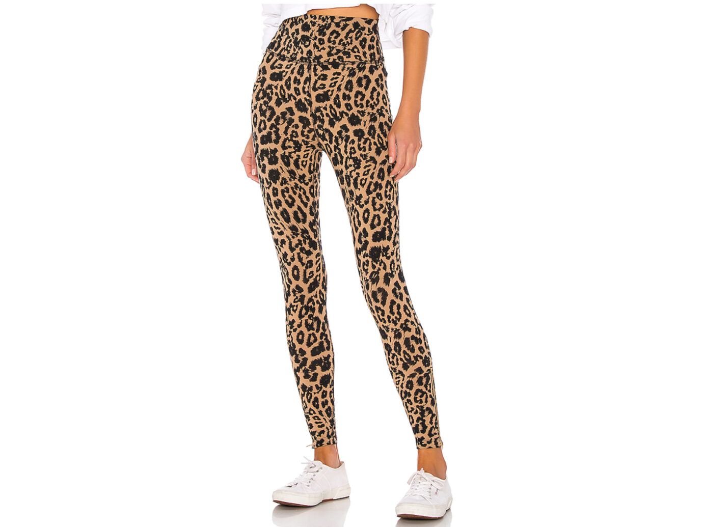LNA Leopard Zipper Legging