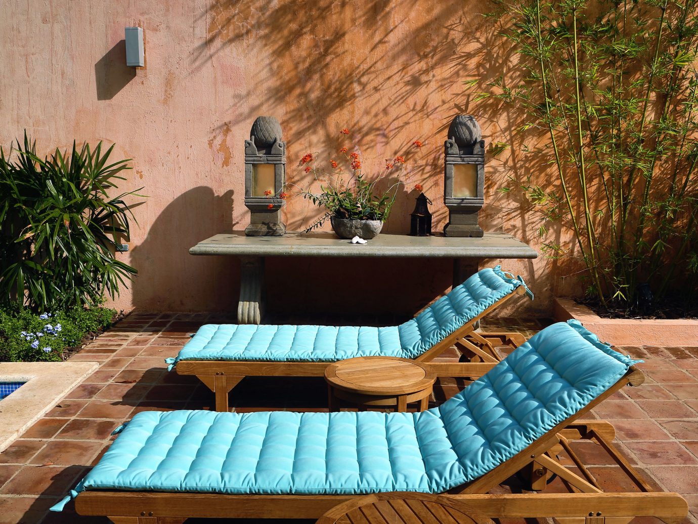 Lounge Chairs At Casas Del XVI - Dominican Republic Luxury Resort