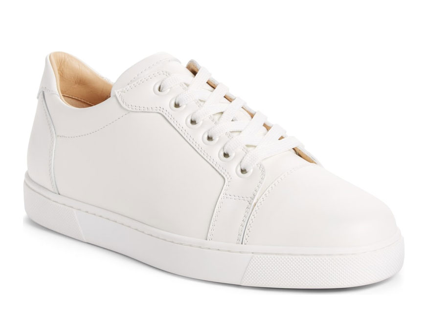 simple white tennis shoes