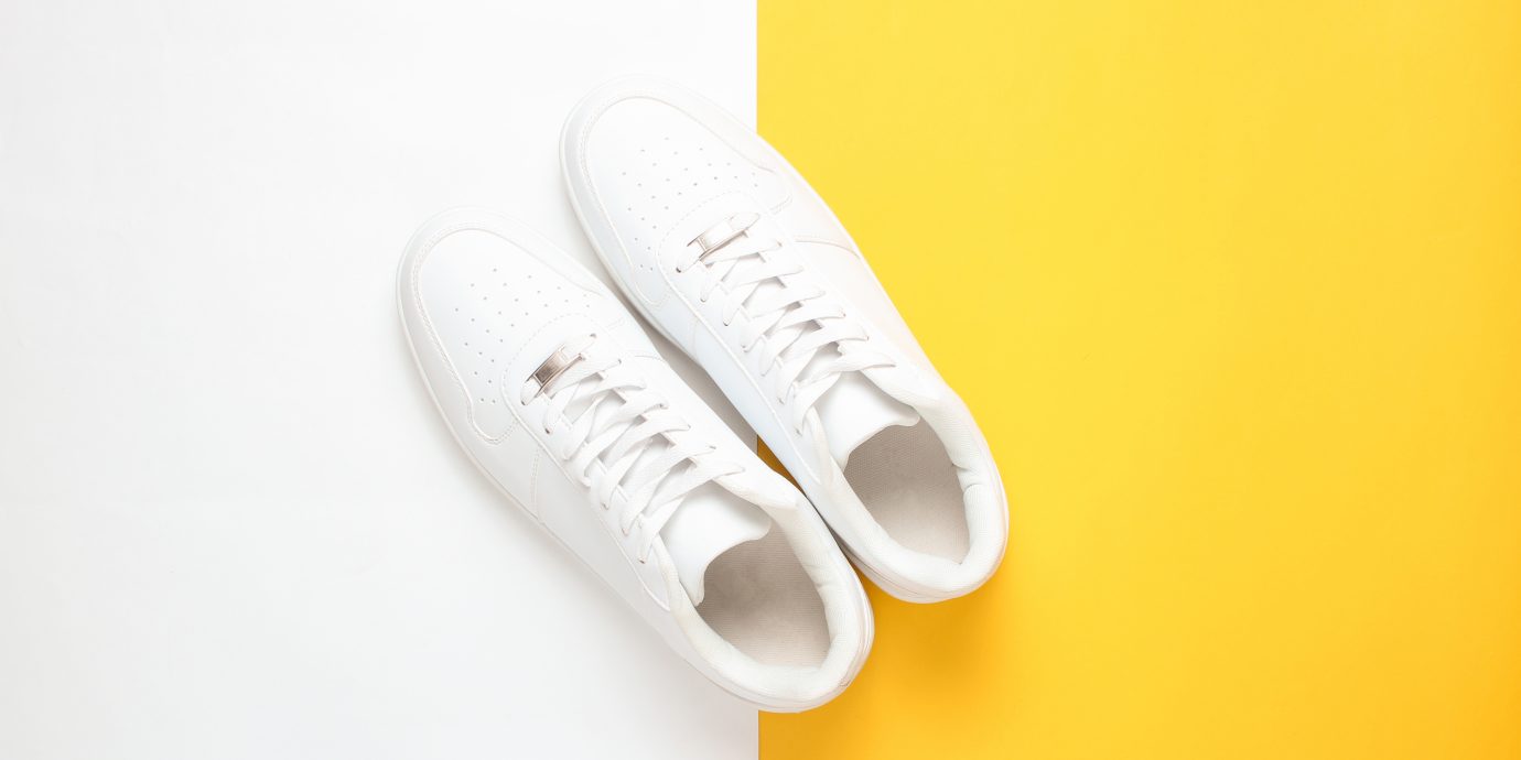 top white sneakers